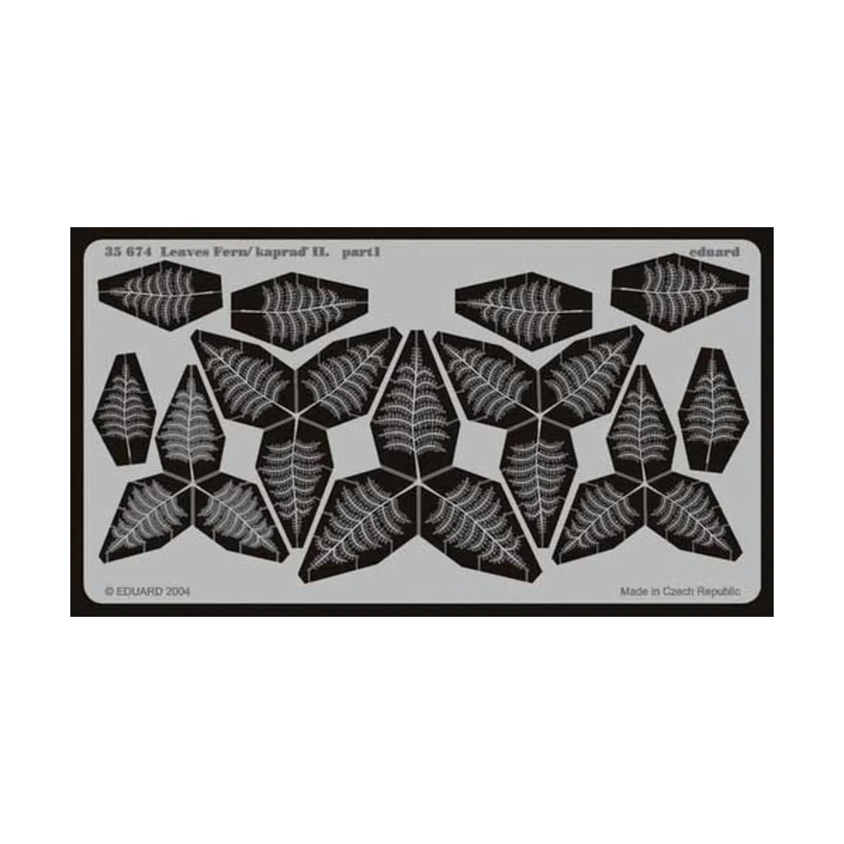 Blätter Farn II Kaprad II Fotoätzsatz, 1/35 - Eduard Accessories 35674