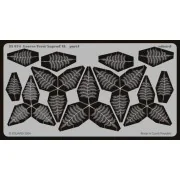 Blätter Farn II Kaprad II Fotoätzsatz, 1/35 - Eduard Accessories 35674