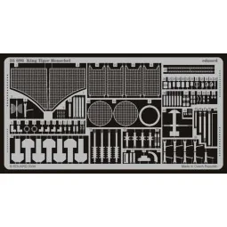 SdKfz. 182 Königstiger mit Henschelturm Fotoätzsatz, 1/35 - Eduard ...