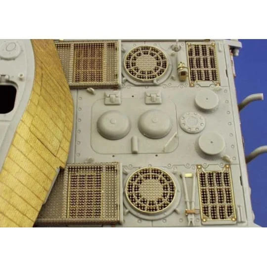 SdKfz. 182 Königstiger mit Henschelturm Fotoätzsatz, 1/35 - Eduard ...