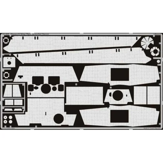 Zimmerit King Tiger Henschel, 1/35 - Eduard Accessories 35699