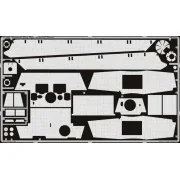 Zimmerit King Tiger Henschel, 1/35 - Eduard Accessories 35699