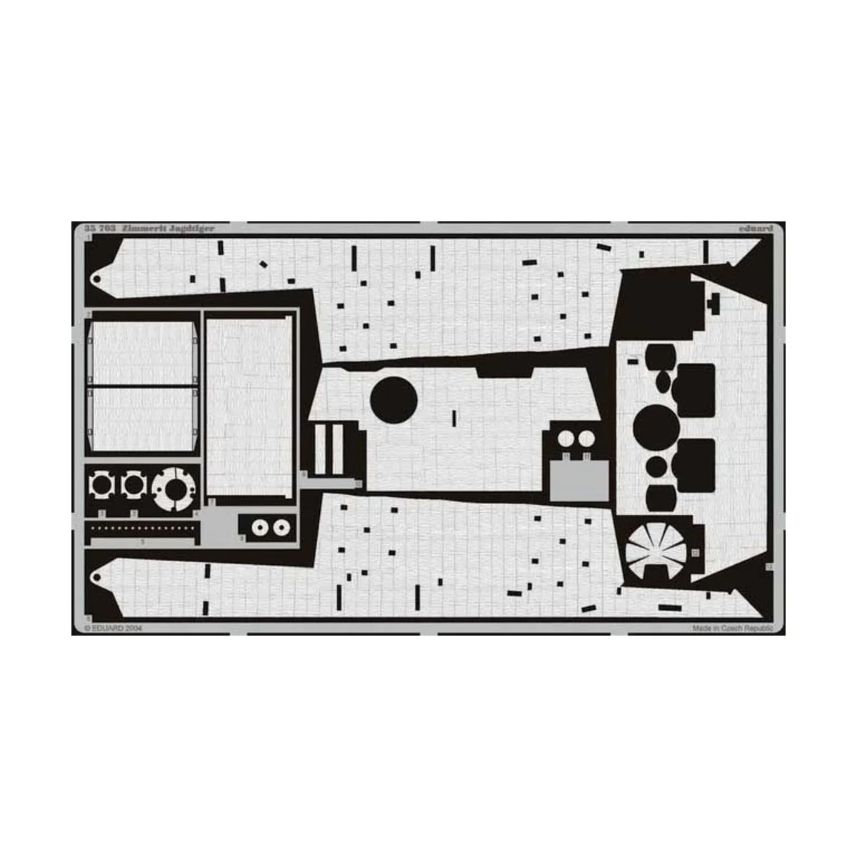 Zimmerit Jagdtiger - Eduard Accessories 35703