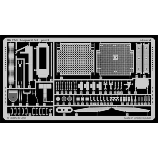 Leopard A4, 1/35 - Eduard Accessories 35753 Leopard A4, 1/35 - Eduard Accessories 35753