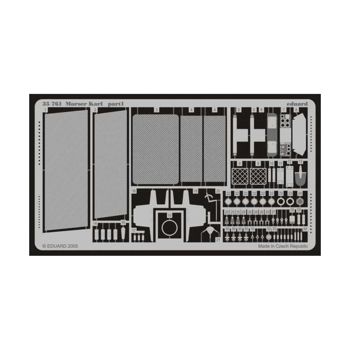 Mörser Karl, 1/35 - Eduard Accessories 35761 Mörser Karl, 1/35 - Eduard Accessories 35761