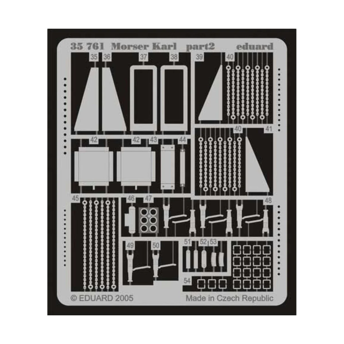 Mörser Karl, 1/35 - Eduard Accessories 35761 Mörser Karl, 1/35 - Eduard Accessories 35761