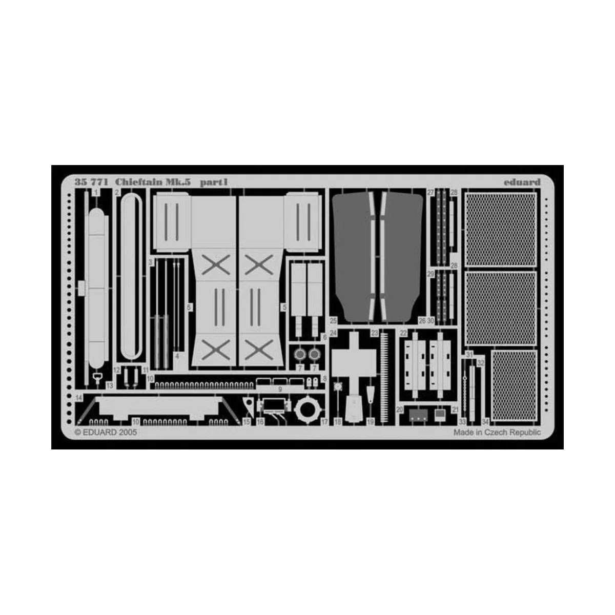 Chieftain Mk. 5 für Tamiya Bausatz 35068 - Eduard Accessories 35771