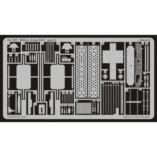 Willys Jeep SAS für Tamiya Bausatz - Eduard Accessories 35797