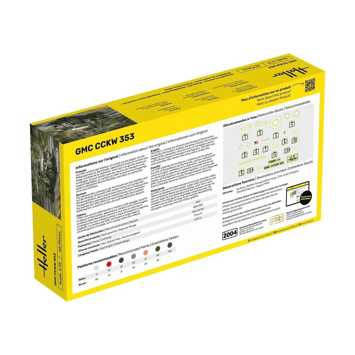 STARTER KIT GMC CCKW 353 - Heller 56996