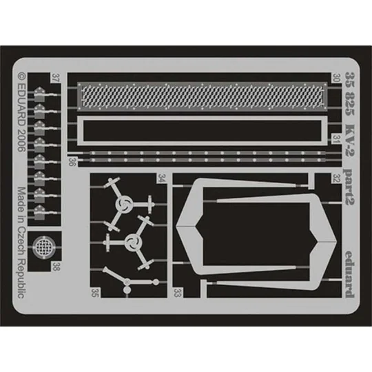 KV-2 für Trumpeter Bausatz - Eduard Accessories 35825