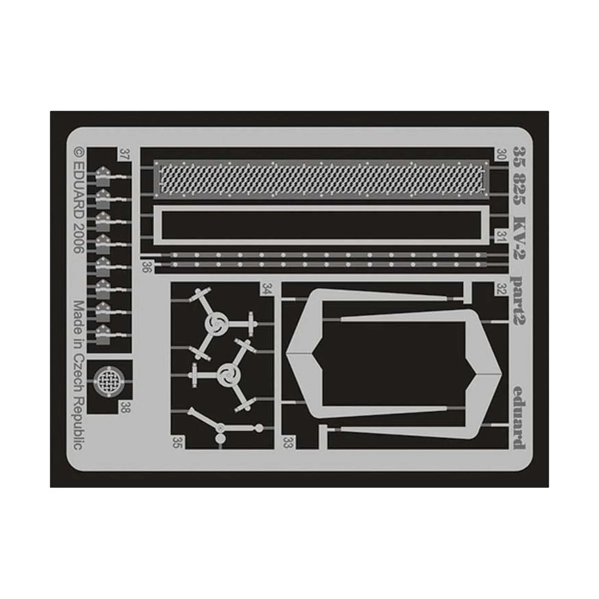 KV-2 für Trumpeter Bausatz - Eduard Accessories 35825