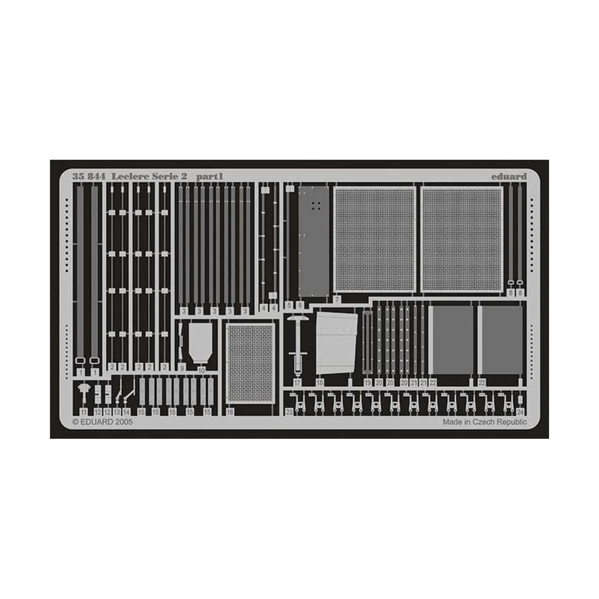 Leclerc Serie 2 für Tamiya Bausatz, 1/35 - Eduard Accessories 35844 Leclerc Serie 2 für Tamiya Bausatz, 1/35 - Eduard Accessories 35844