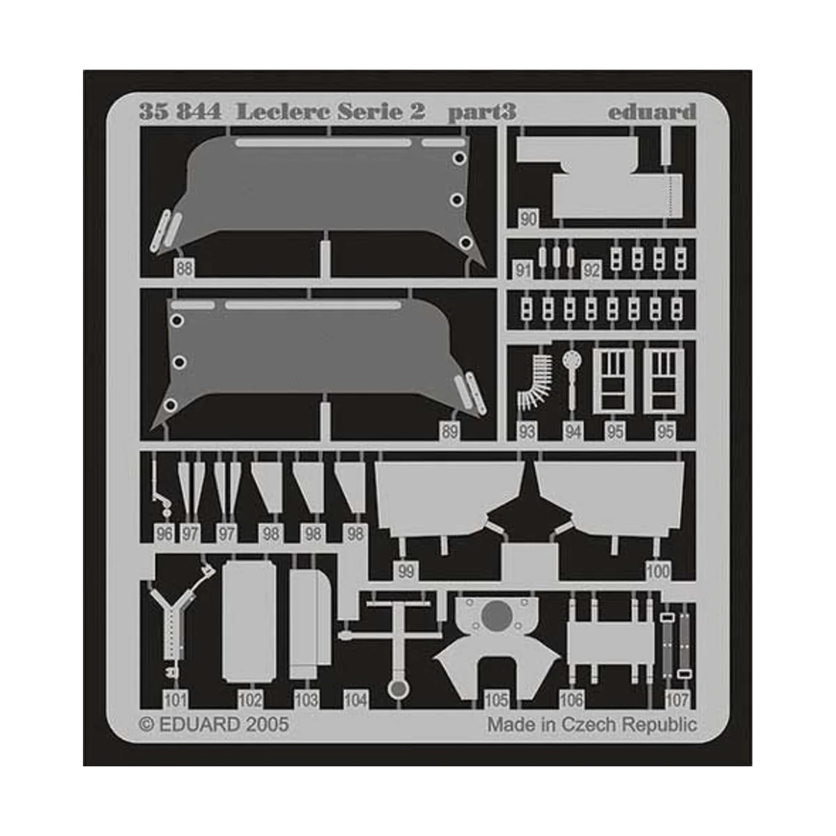 Leclerc Serie 2 für Tamiya Bausatz, 1/35 - Eduard Accessories 35844 Leclerc Serie 2 für Tamiya Bausatz, 1/35 - Eduard Accessories 35844