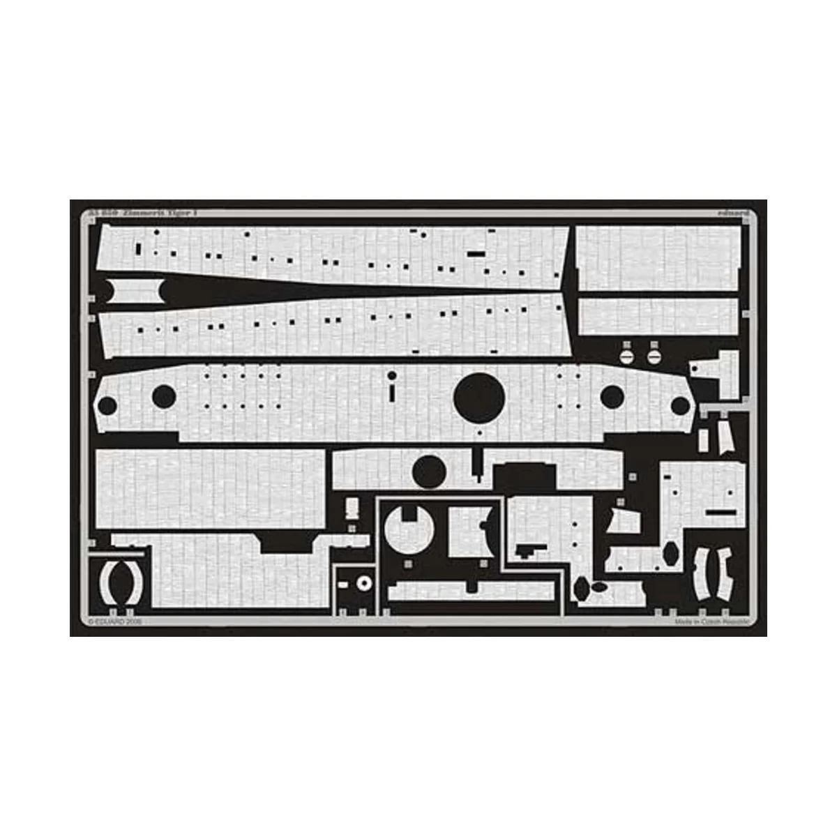 Zimmerit Tiger I für AFV Bausatz, 1/35 - Eduard Accessories 35850 Zimmerit Tiger I für AFV Bausatz, 1/35 - Eduard Accessories 35850