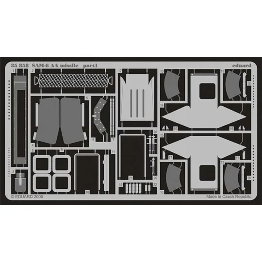 SAM-6 Antiaircraft Missile für Trumpeter-Bausatz - Eduard Accessori...