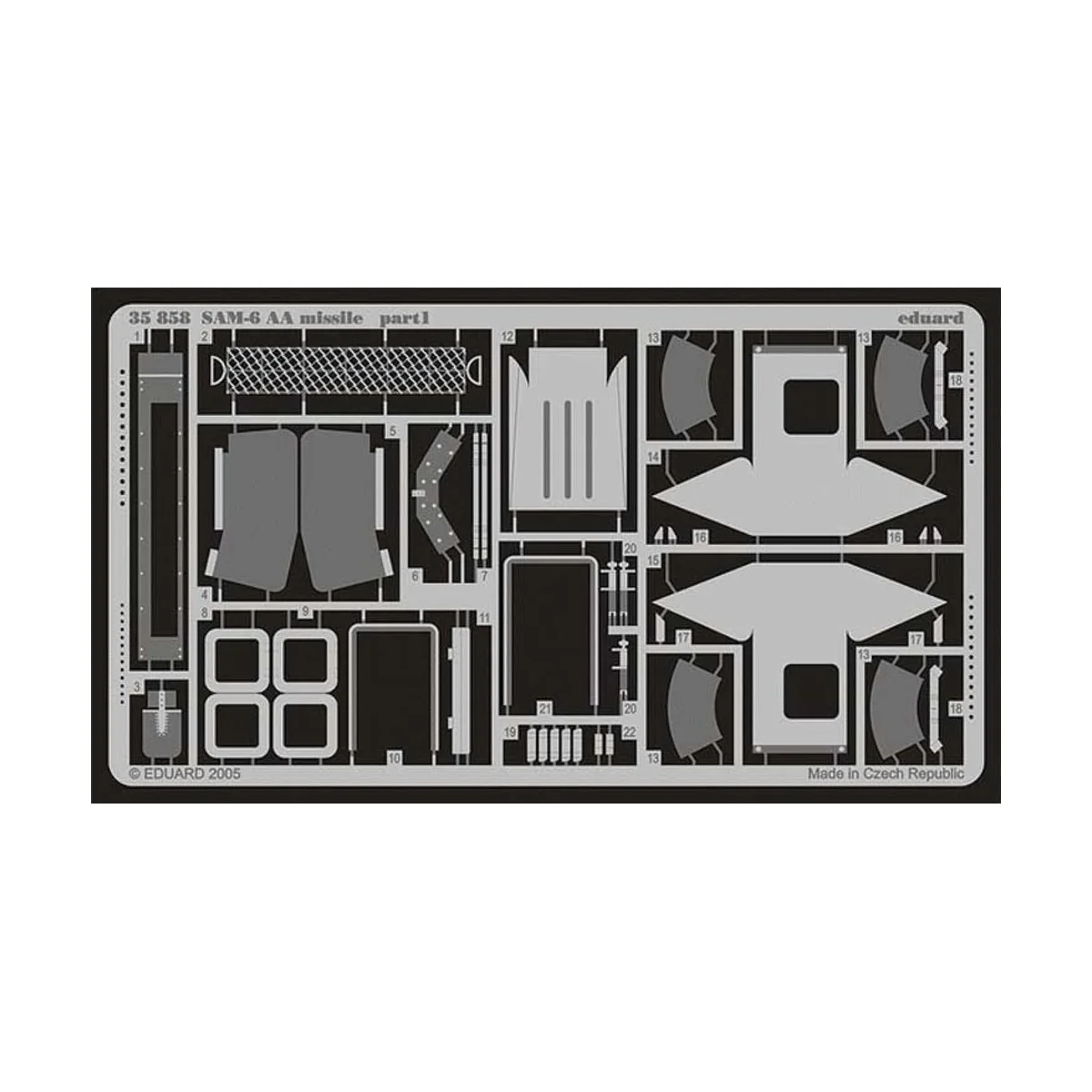 SAM-6 Antiaircraft Missile für Trumpeter-Bausatz - Eduard Accessori...
