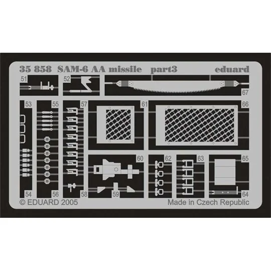 SAM-6 Antiaircraft Missile für Trumpeter-Bausatz - Eduard Accessori...