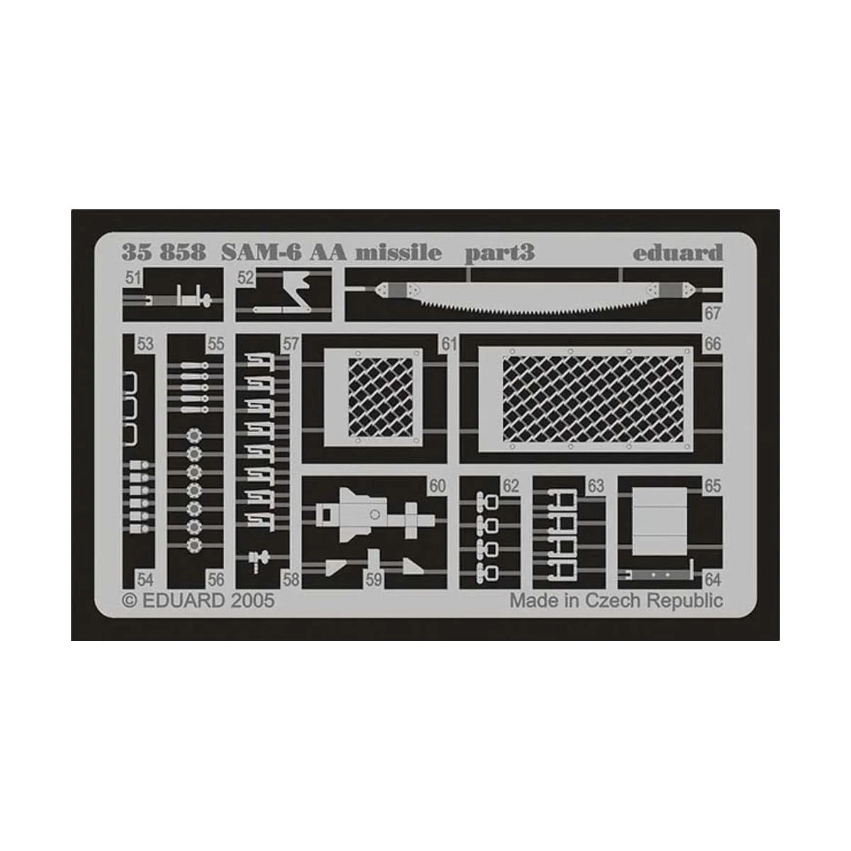 SAM-6 Antiaircraft Missile für Trumpeter-Bausatz - Eduard Accessori...