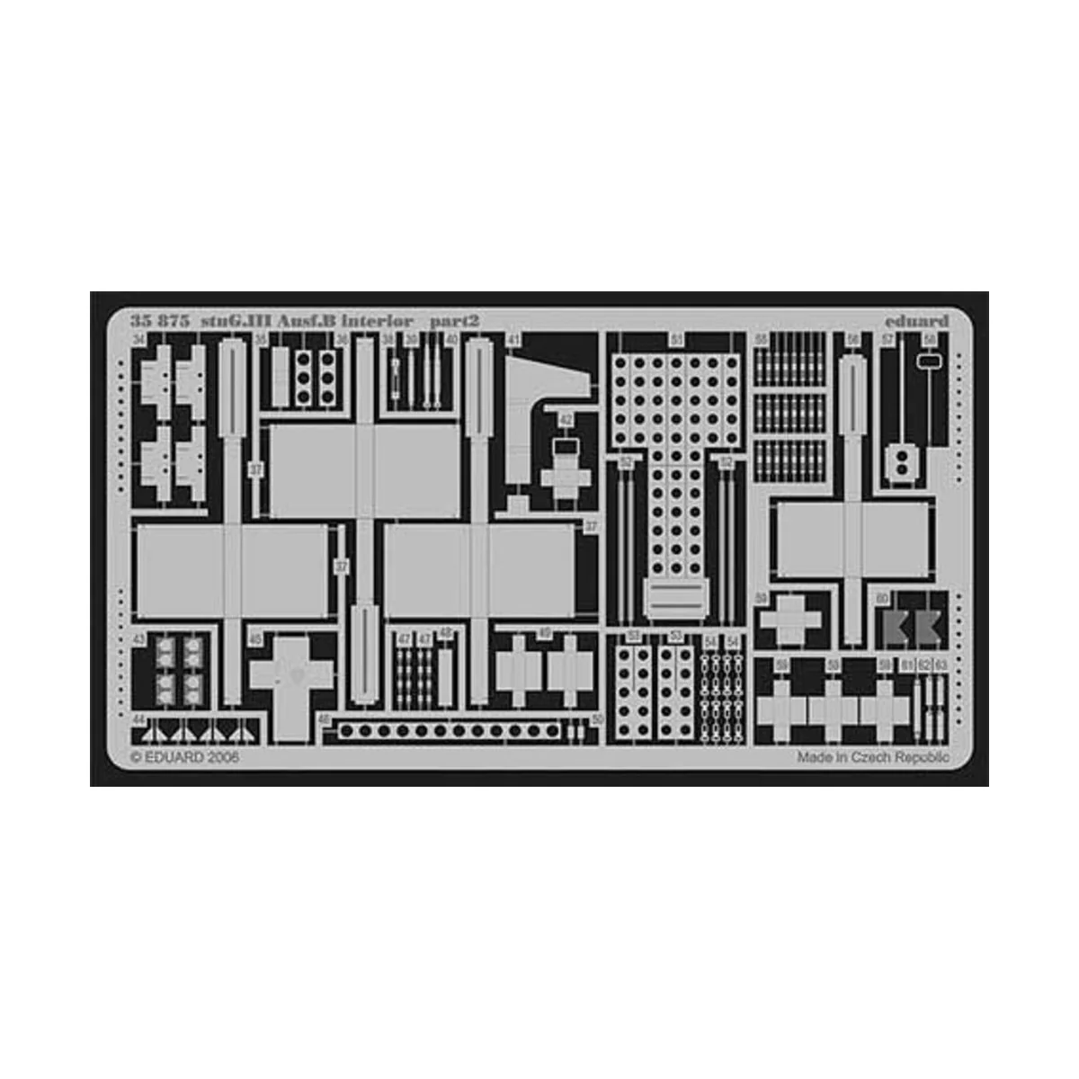StuG.III Ausf.B interior Für Tamiya Bausatz. - Eduard Accessories 3...
