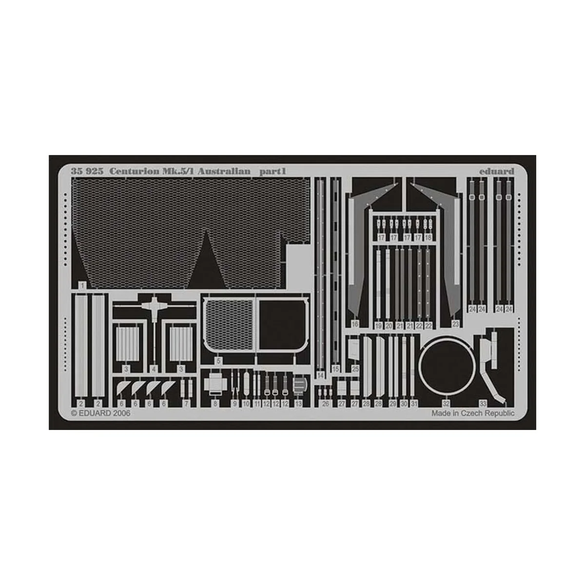 Centurion Mk.5/1 Australian Für AFV Club Bausatz 35100 - Eduard Acc...