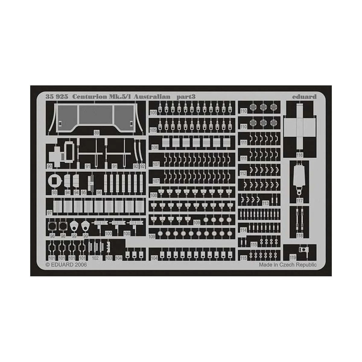 Centurion Mk.5/1 Australian Für AFV Club Bausatz 35100, 1/35 - Edua... Centurion Mk.5/1 Australian Für AFV Club Bausatz 35100, 1/35 - Edua...