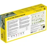 STARTER KIT US 1/4 Ton Truck & Trailer - Heller 56997