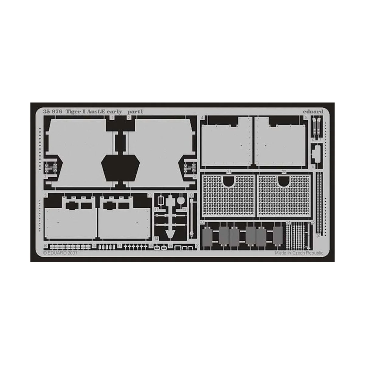 Tiger I Ausf.E early für Tamiya-Bausatz 35216, 1/35 - Eduard Access... Tiger I Ausf.E early für Tamiya-Bausatz 35216, 1/35 - Eduard Access...