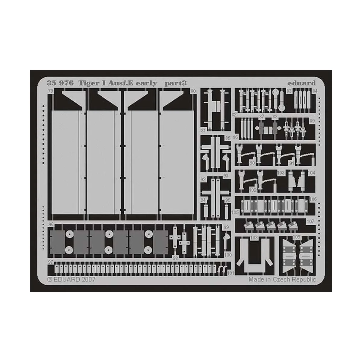Tiger I Ausf.E early für Tamiya-Bausatz 35216, 1/35 - Eduard Access... Tiger I Ausf.E early für Tamiya-Bausatz 35216, 1/35 - Eduard Access...