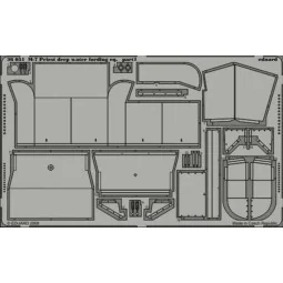M-7 Priest deep water fording eq. für Academy Bausatz - Eduard Acce...