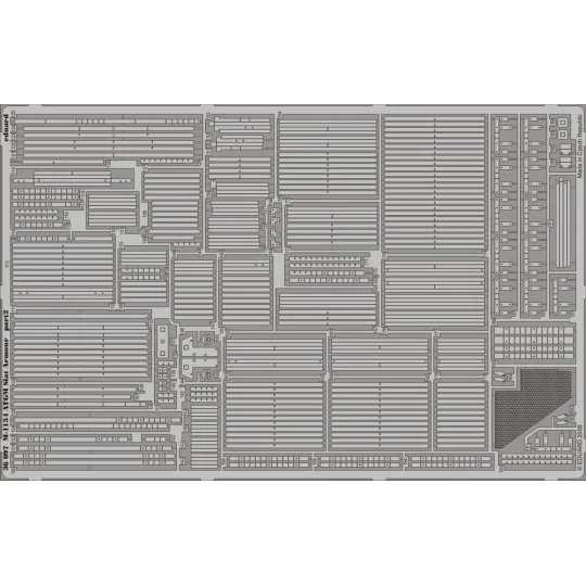 M-1134 ATGM Slat Armour für AFV, 1/35 - Eduard Accessories 36097 M-1134 ATGM Slat Armour für AFV, 1/35 - Eduard Accessories 36097