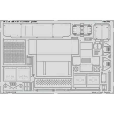 HEMTT exterior for Italeri, 1/35 - Eduard Accessories 36259