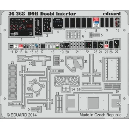 D9R Doobi interior for Meng, 1/35 - Eduard Accessories 36268