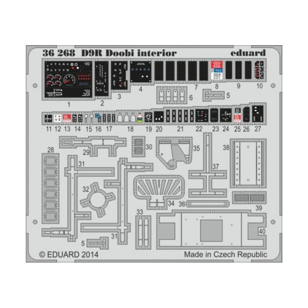 D9R Doobi interior for Meng - Eduard Accessories 36268