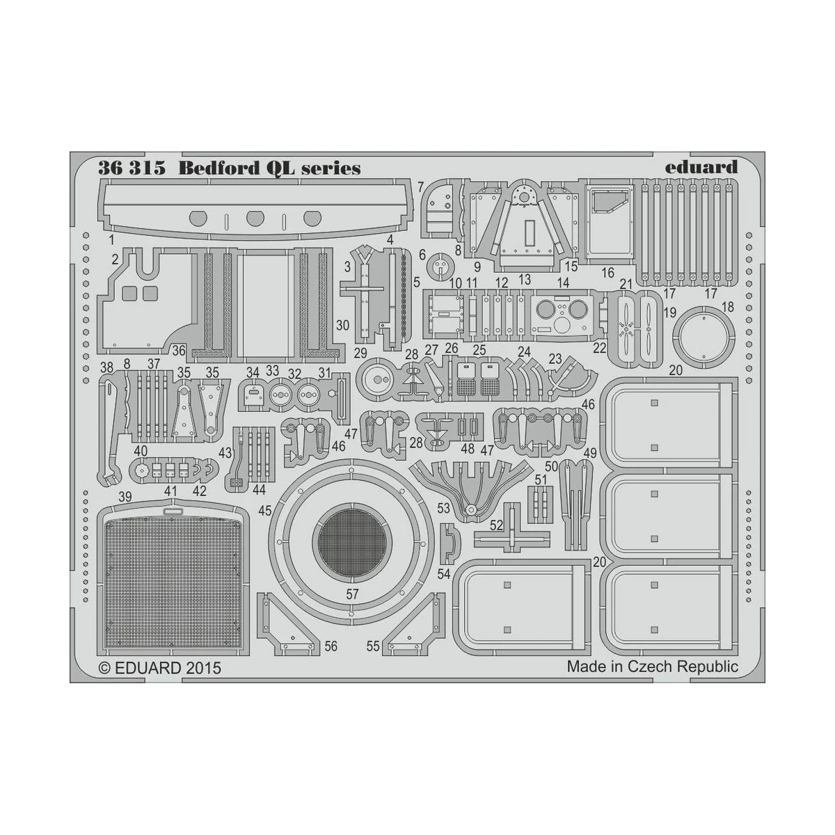Bedford QL series for IBG, 1/35 - Eduard Accessories 36315