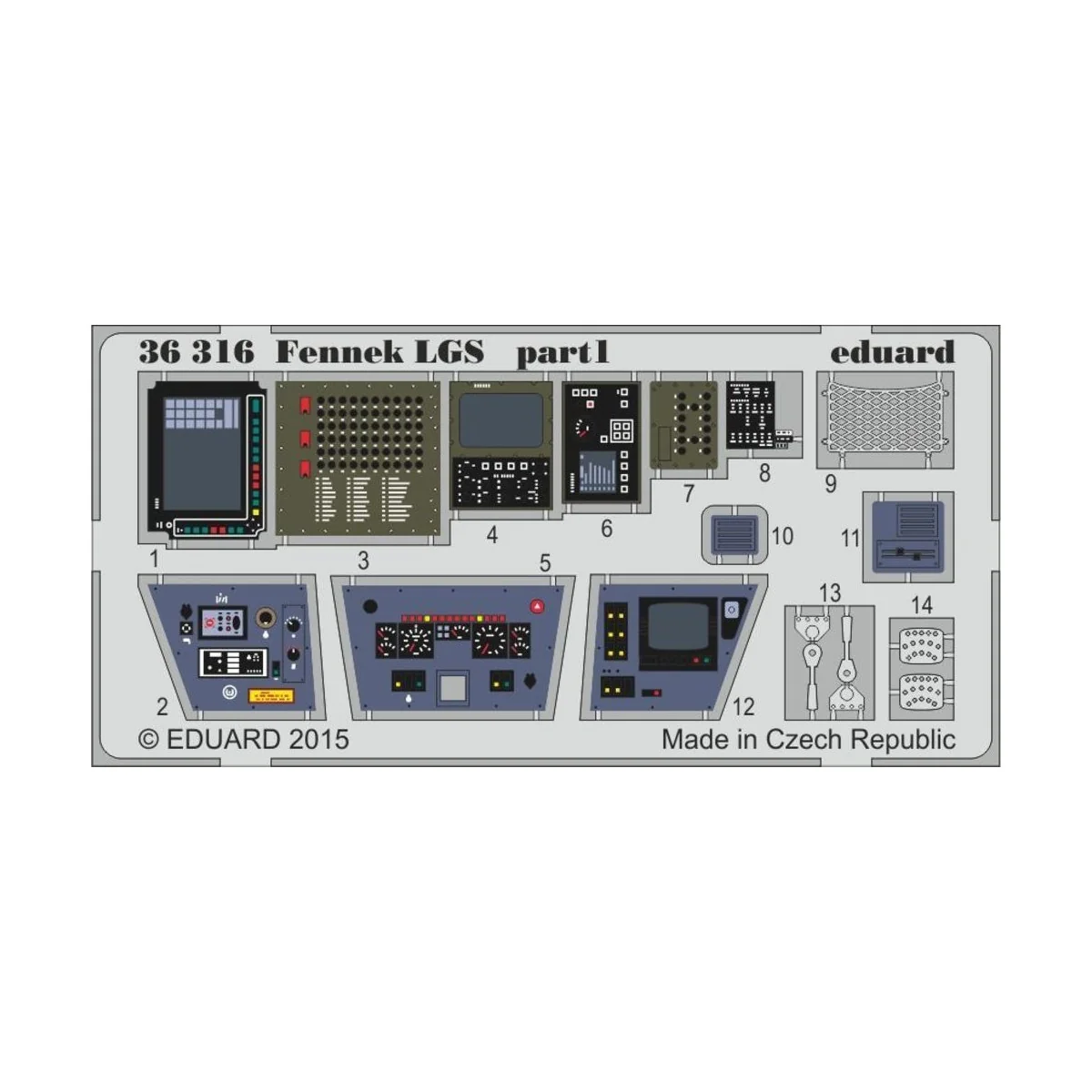 Fennek LGS for Trumpeter, 1/35 - Eduard Accessories 36316