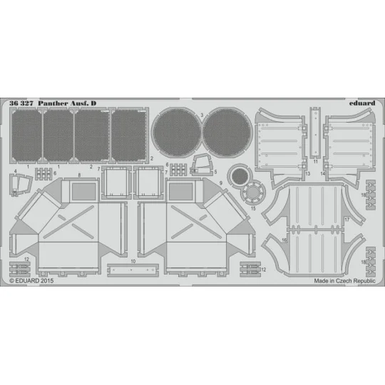 Panther Ausf.D for Tamiya - Eduard Accessories 36327