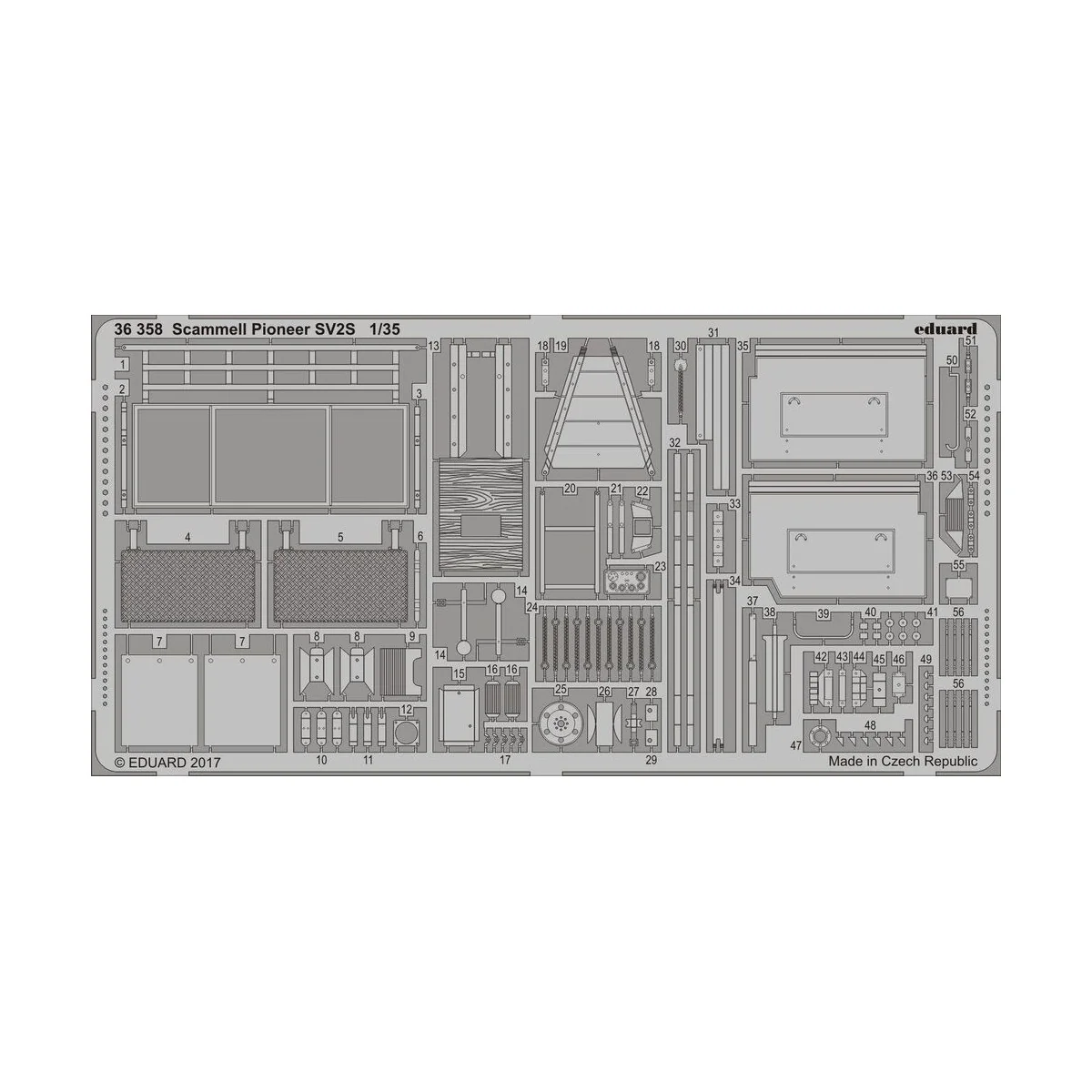Scammell Pioneer SV2S for IBG, 1/35 - Eduard Accessories 36358 Scammell Pioneer SV2S for IBG, 1/35 - Eduard Accessories 36358