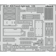 R35 French light tank for Tamiya, 1/35 - Eduard Accessories 36437 R35 French light tank for Tamiya, 1/35 - Eduard Accessories 36437