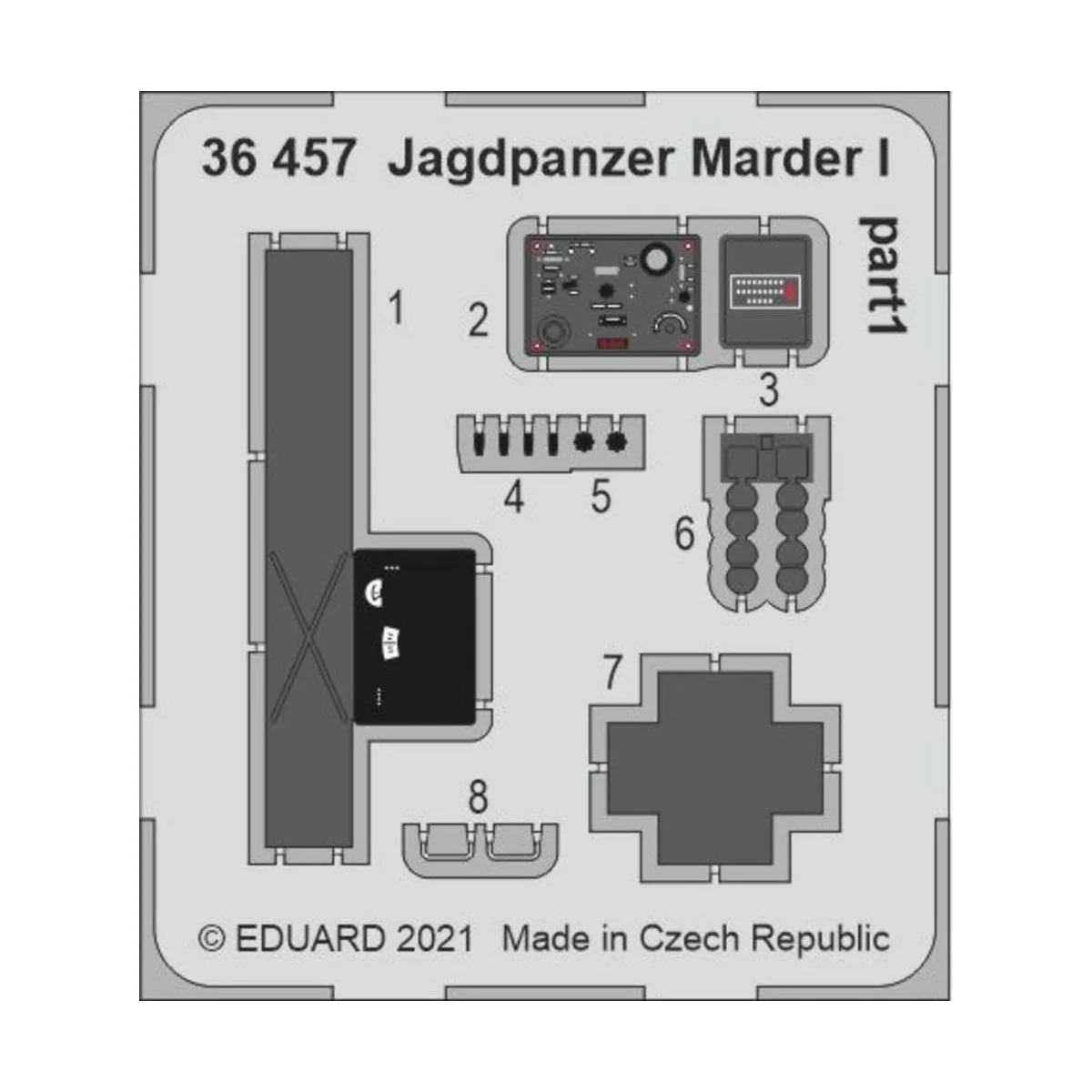 Jagdpanzer Marder I for Tamiya, 1/35 - Eduard Accessories 36457