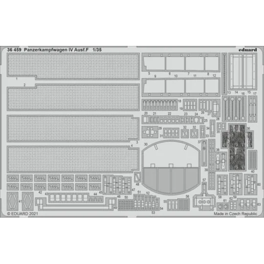 Panzerkampfwagen IV Ausf.F 1/35 for TAMIYA - Eduard Accessories 36459