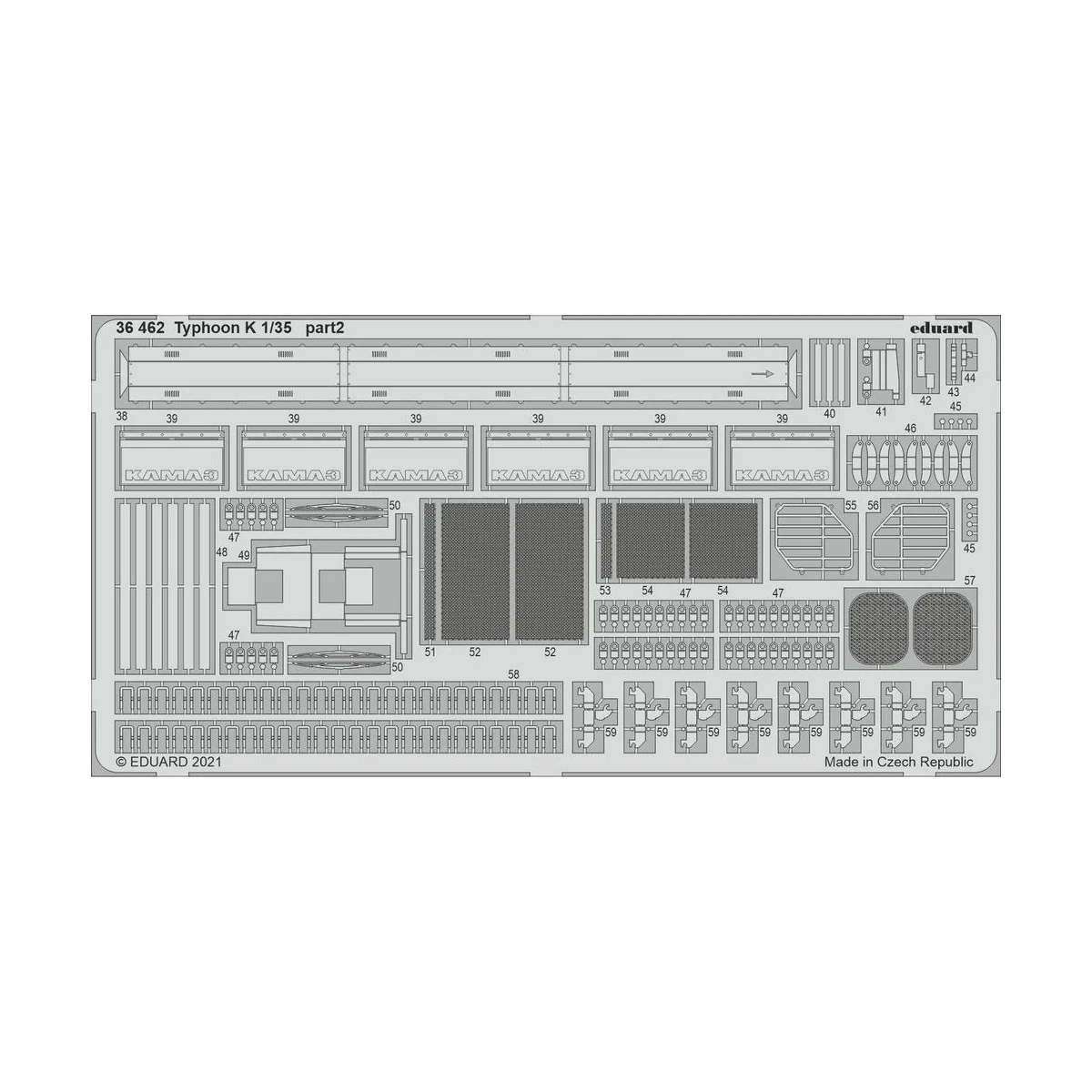 Typhoon K 1/35 for ZVEZDA - Eduard Accessories 36462