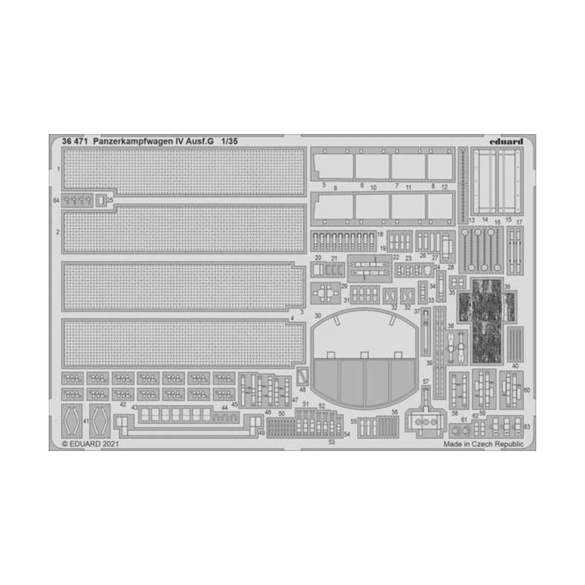 Panzerkampfwagen IV Ausf.G 1/35 for TAMIYA, 1/35 - Eduard Accessori...