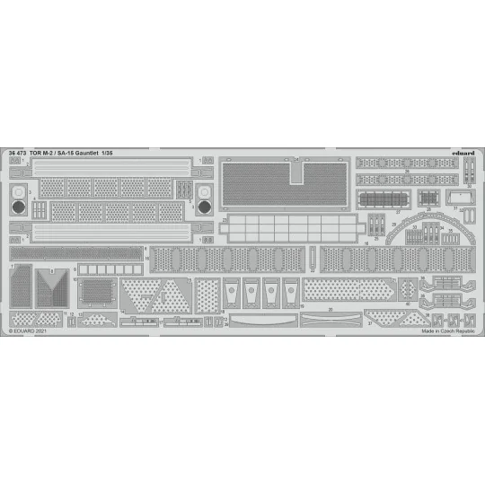 TOR M-2 / SA-15 Gauntlet for ZVEZDA, 1/35 - Eduard Accessories 36473