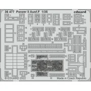 Panzer II Ausf.F for ACADEMY, 1/35 - Eduard Accessories 36477 Panzer II Ausf.F for ACADEMY, 1/35 - Eduard Accessories 36477