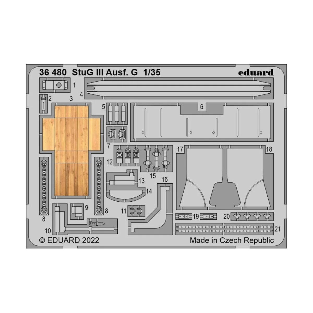StuG III Ausf. G 1/35 - Eduard Accessories 36480