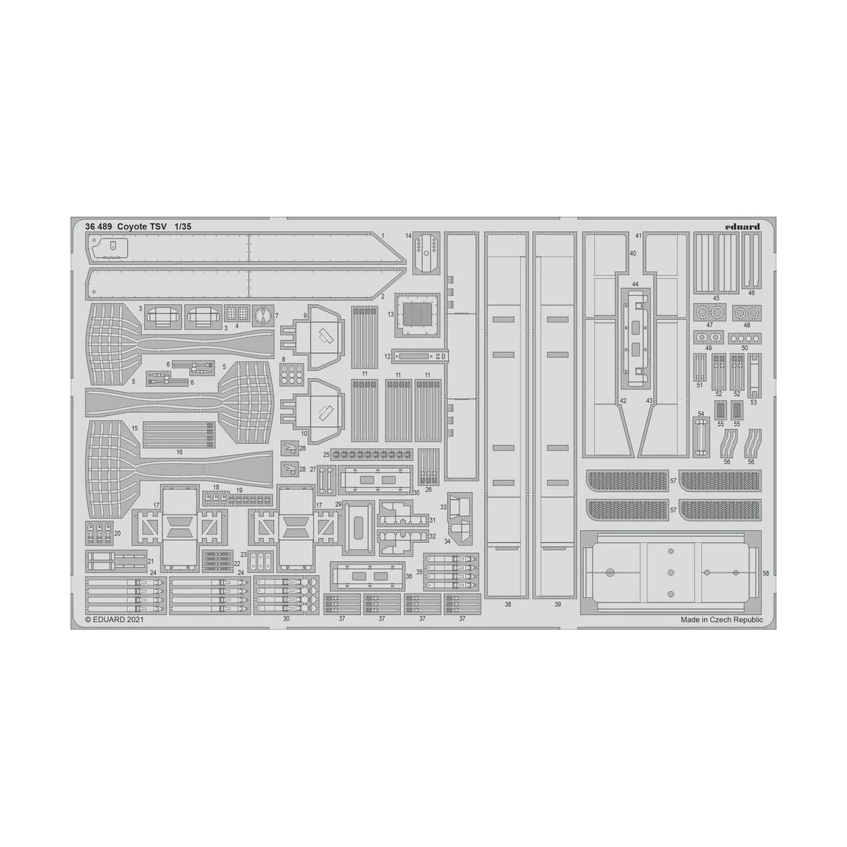 Coyote TSV, 1/35 - Eduard Accessories 36489