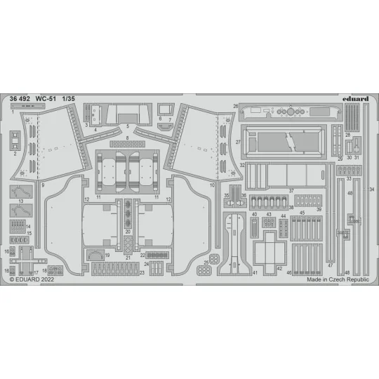 WC-51 for ZVEZDA, 1/35 - Eduard Accessories 36492
