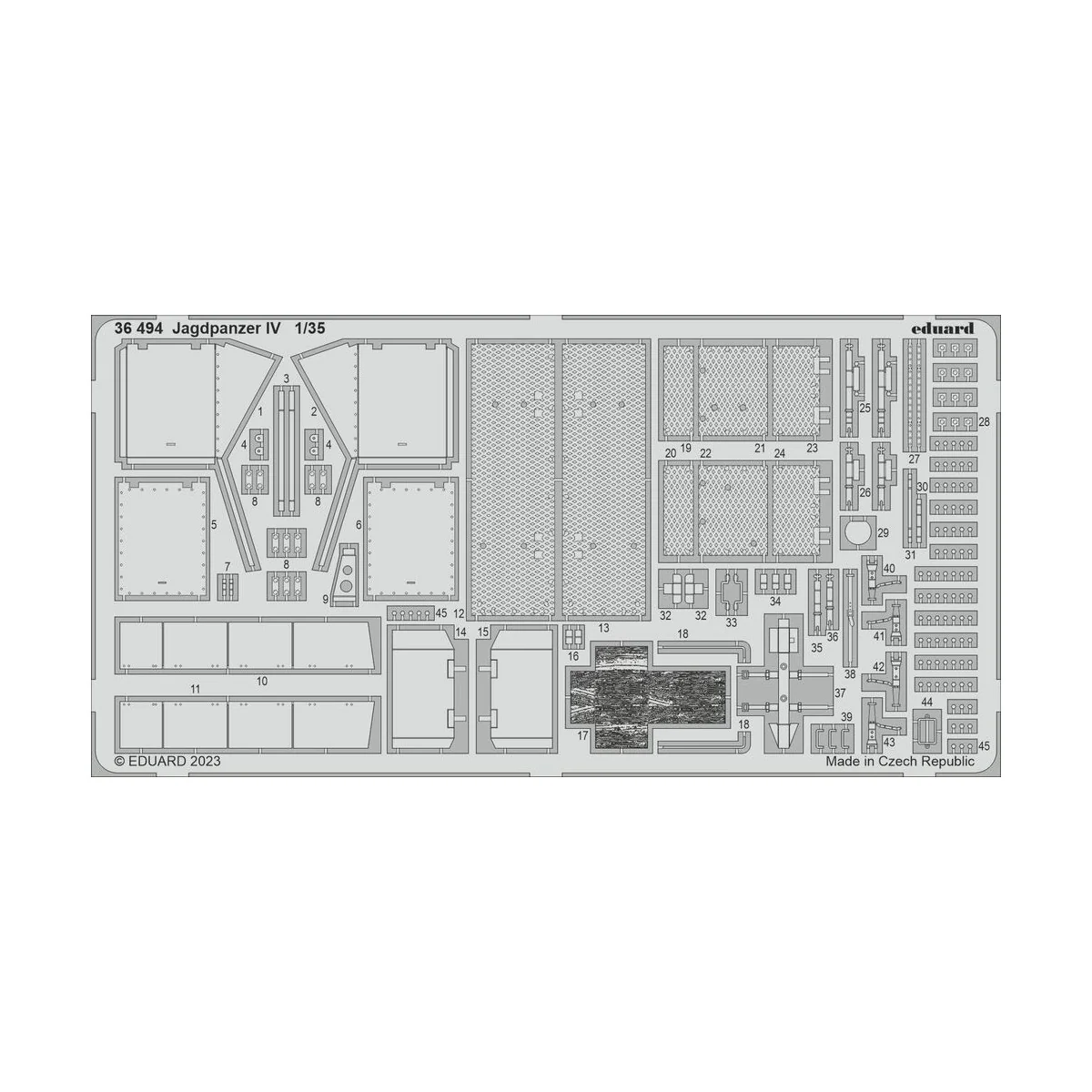 Jagdpanzer IV for BORDER MODEL - Eduard Accessories 36494