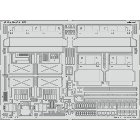 M48A5 1/35 TAKOM - Eduard Accessories 36498