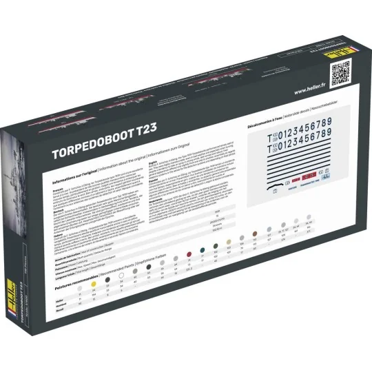 STARTER KIT Torpedoboot T23, 1/400 - Heller 57011 STARTER KIT Torpedoboot T23, 1/400 - Heller 57011